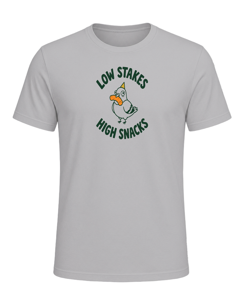 LOW STAKES HIGH SNACKS — Athletic Heather