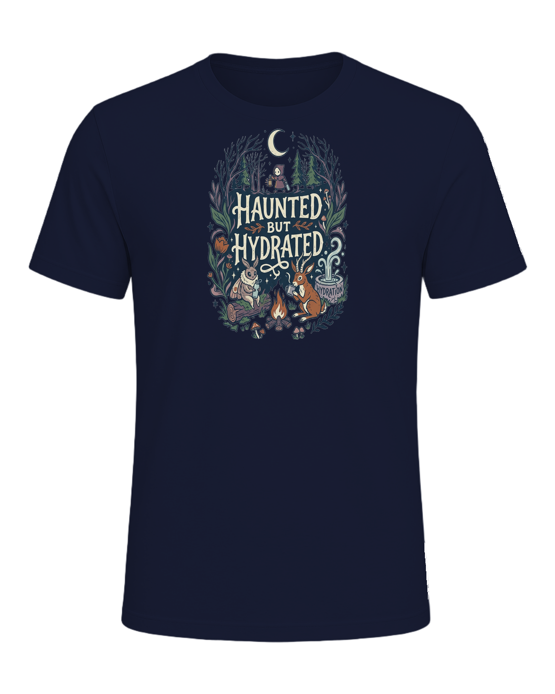 HAUNTED BUT HYDRATED — Navy