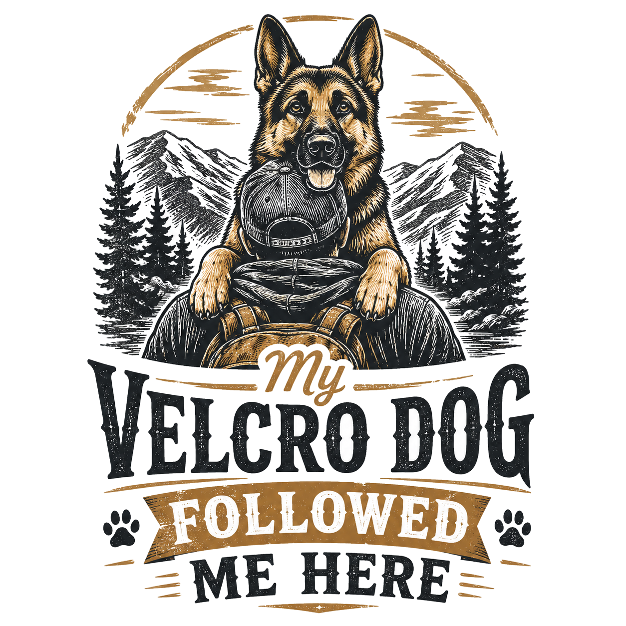 My Velcro Dog Followed Me Here