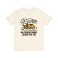 Funny French Bulldog T-Shirt — My Frenchie Snores Louder Than You — french bulldog t-shirt design