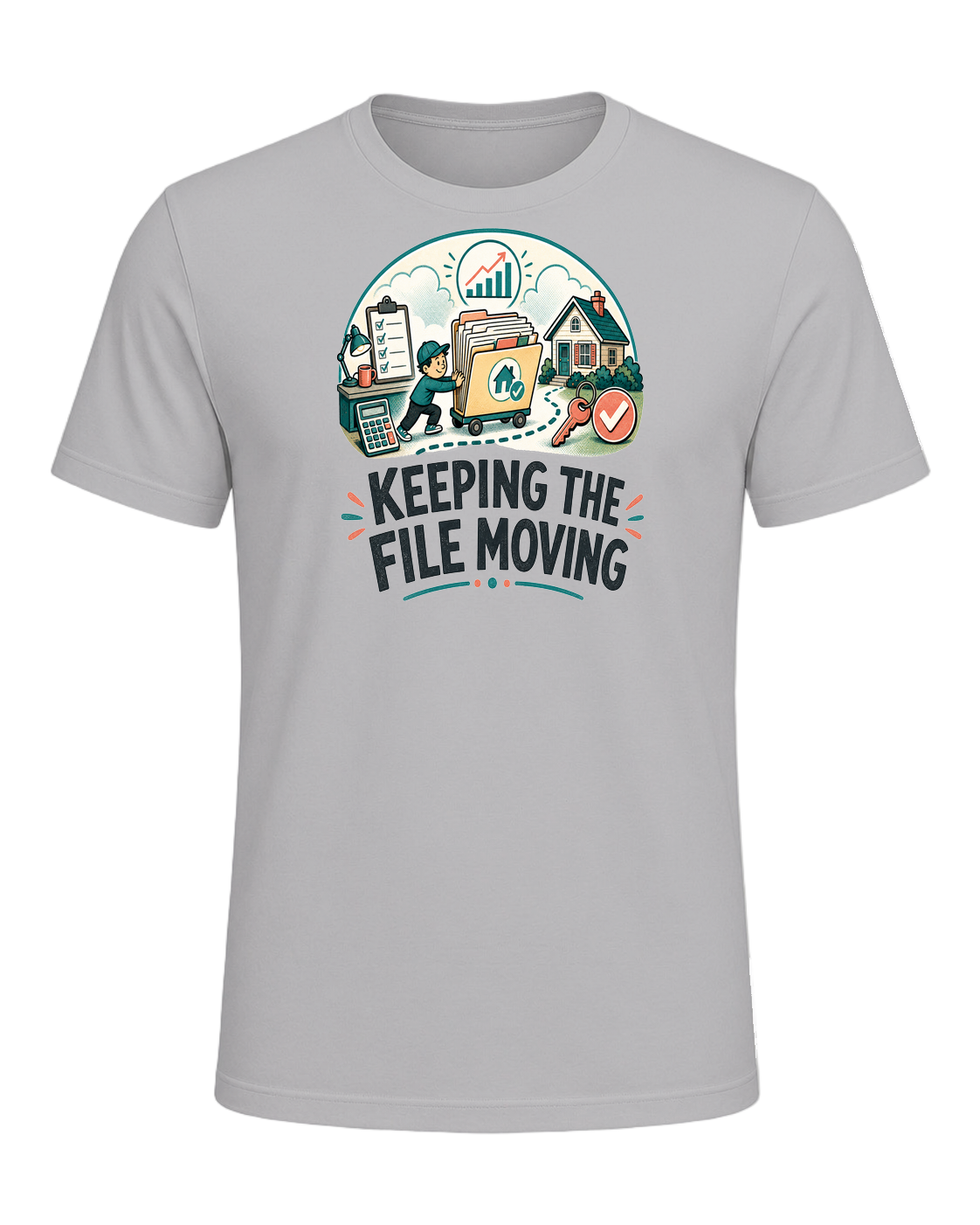 KEEPING THE FILE MOVING — Athletic Heather