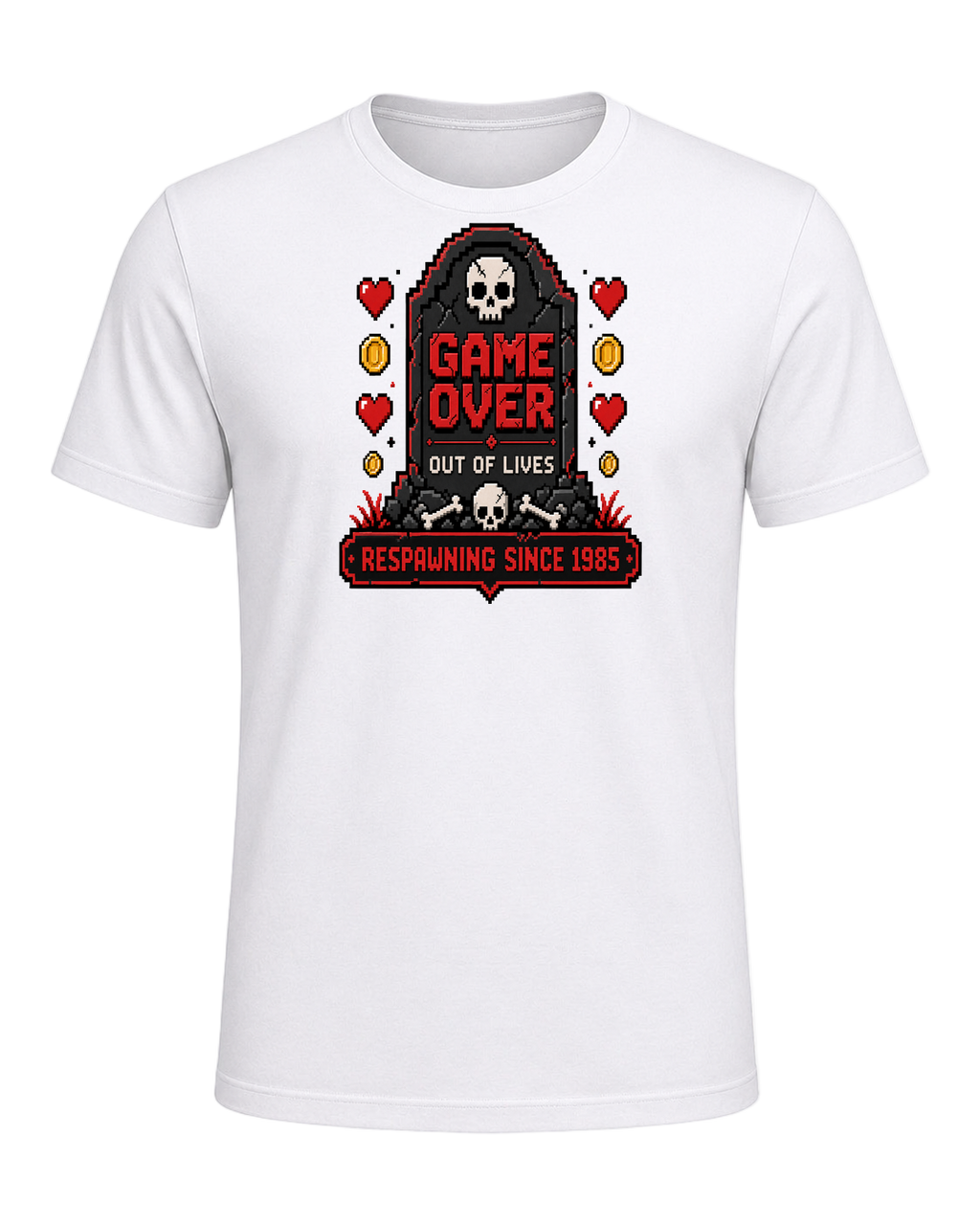 Game Over Humor — White