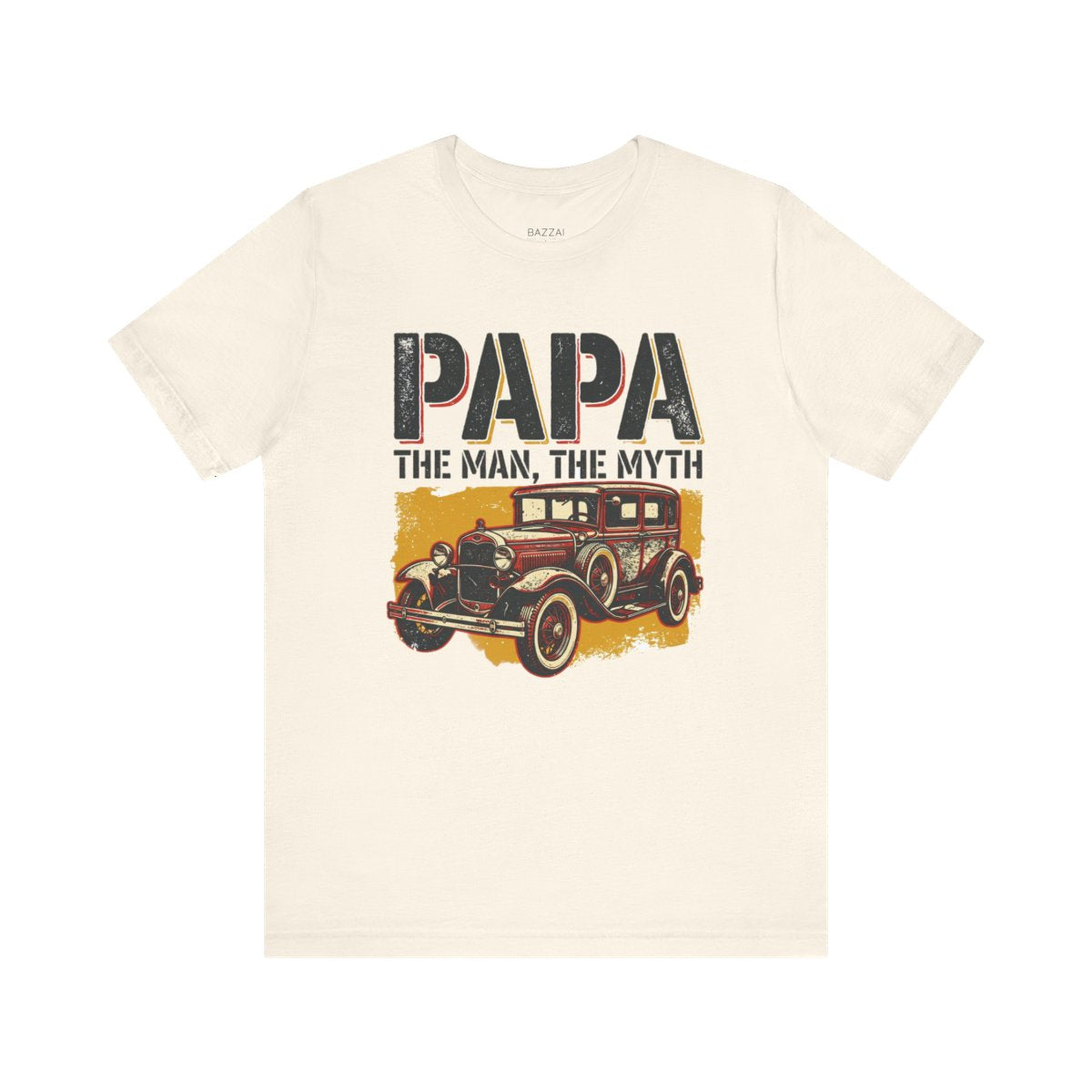 Grandpa Gift T-Shirt — Papa: the Man, the Myth — papa grandpa t-shirt design