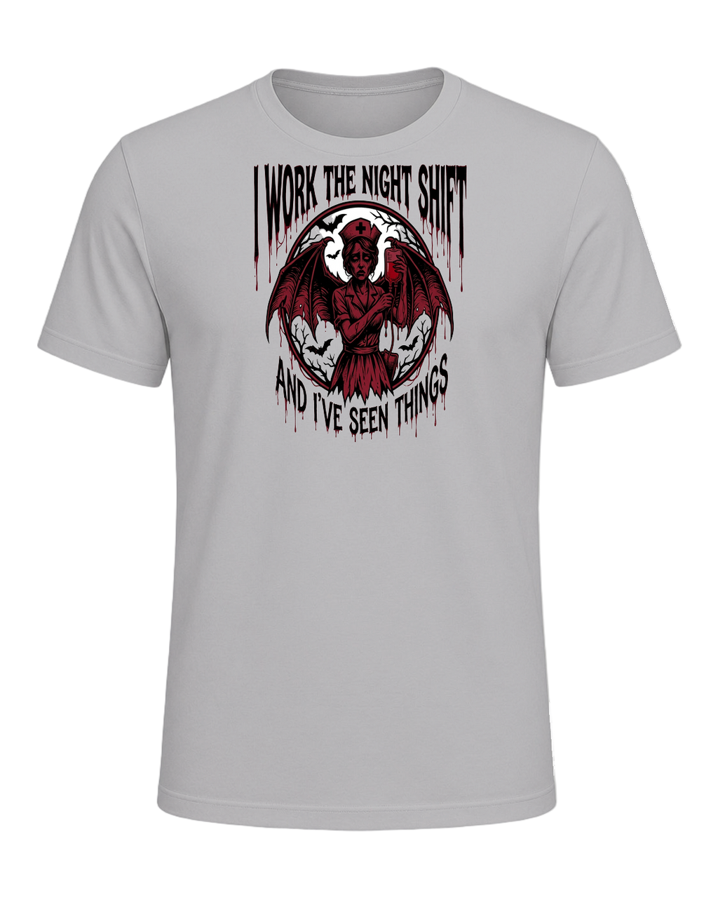 Nurse Night Shift Spooky — Athletic Heather