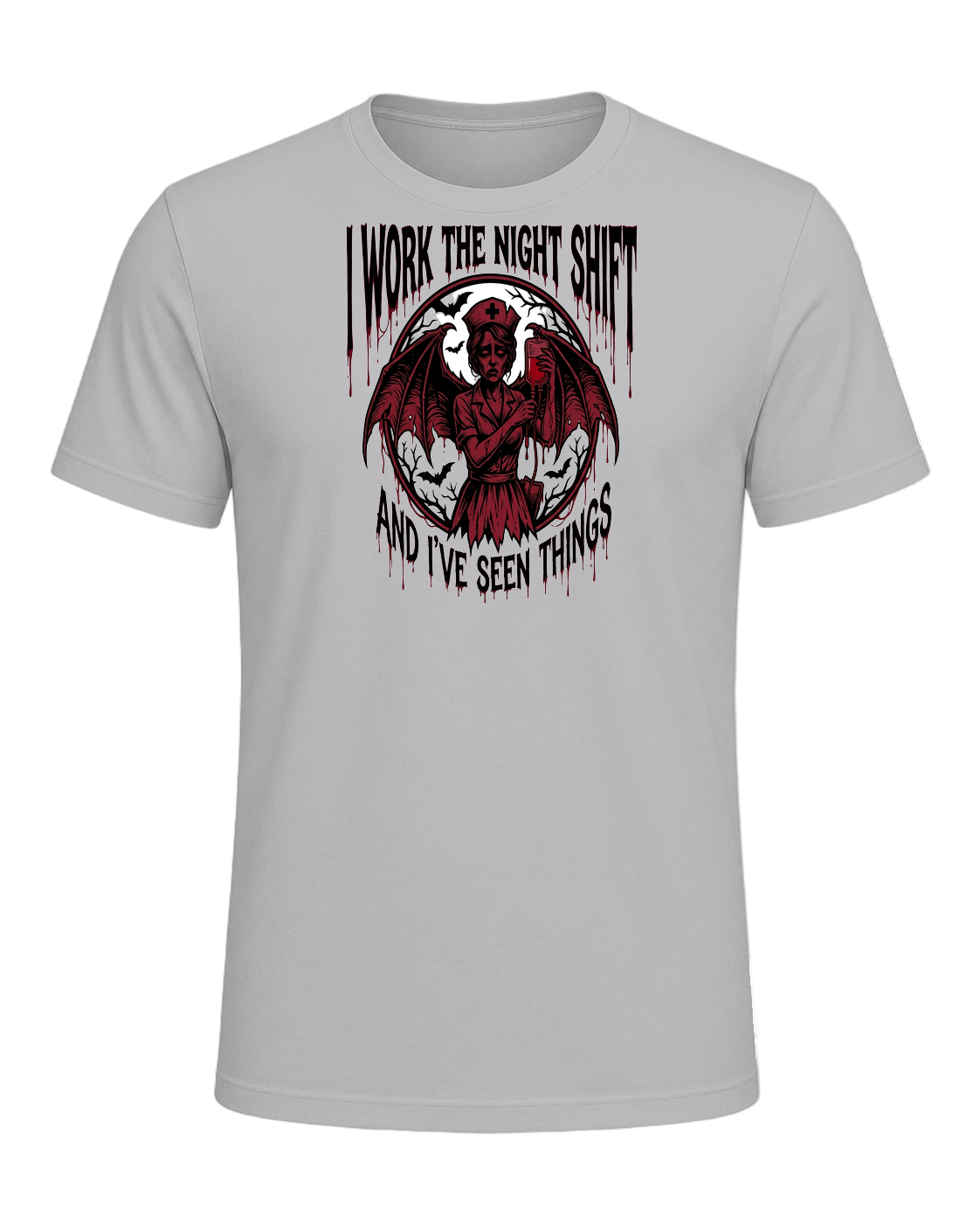 Nurse Night Shift Spooky — Athletic Heather