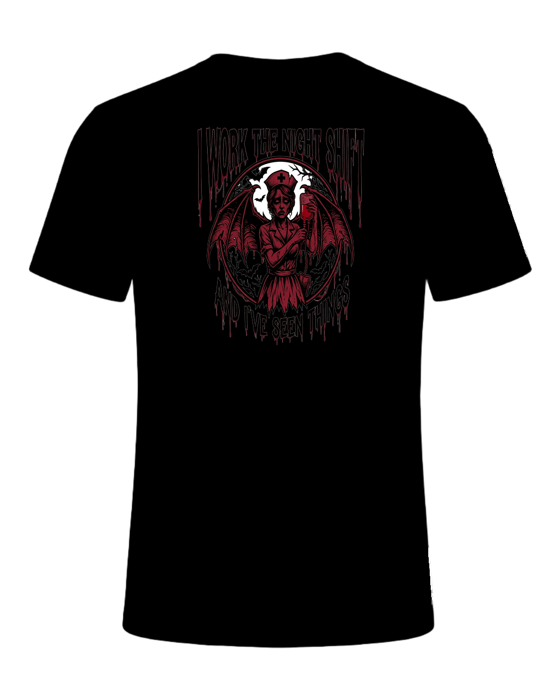 Nurse Night Shift Spooky — Black