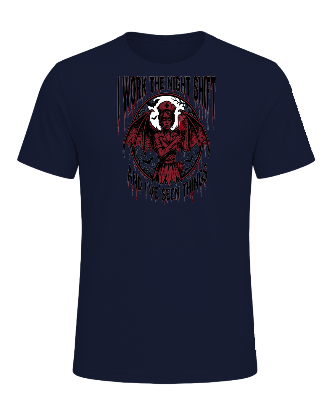 Nurse Night Shift Spooky — Navy