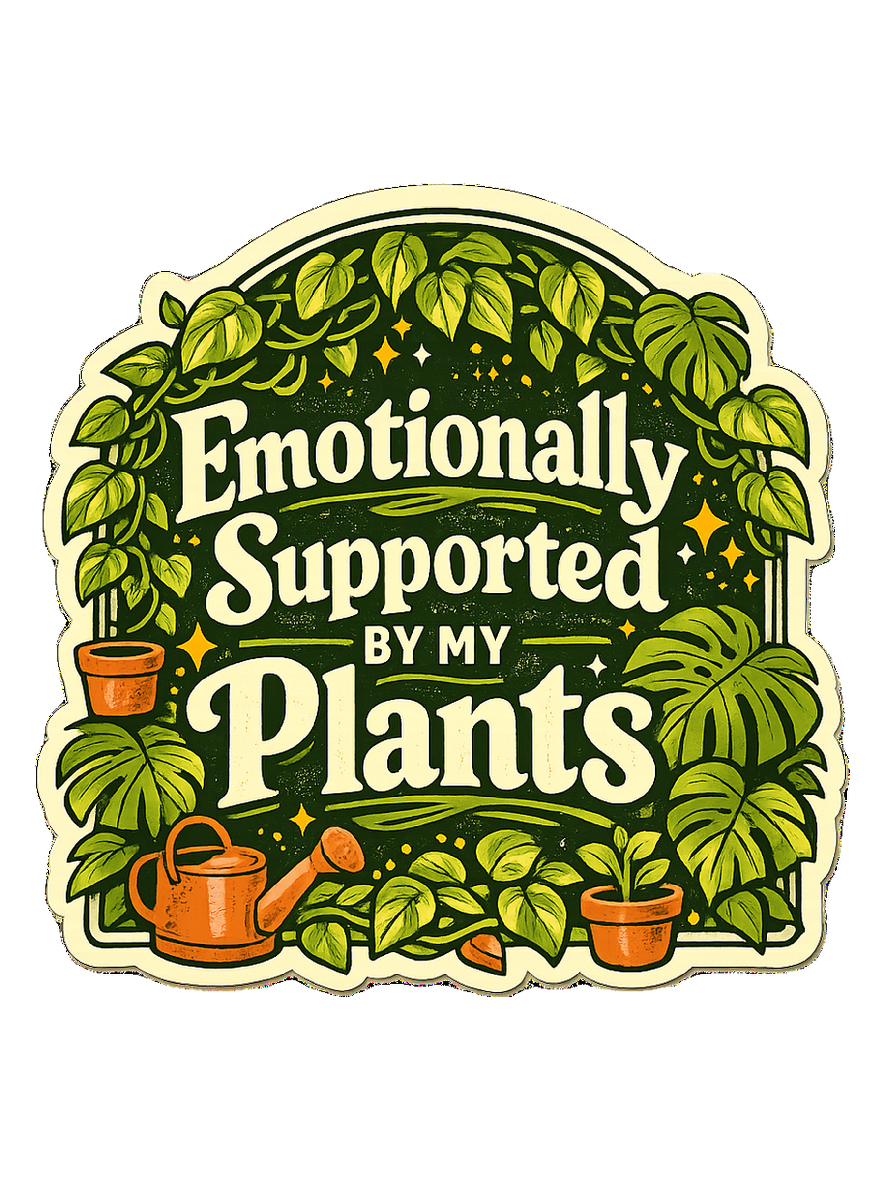 Emotionally Supported By My Plants Tee