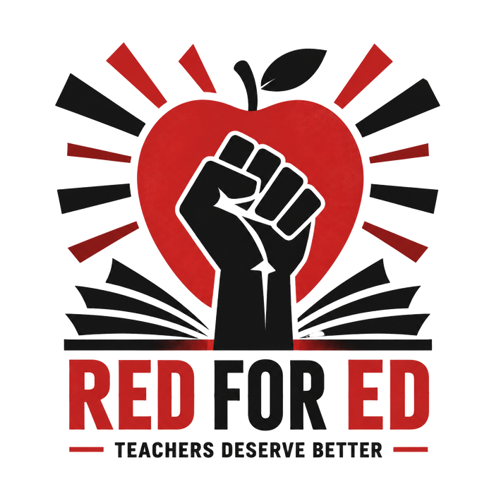 Red for Ed — Teachers Deserve Better Solidarity Tee
