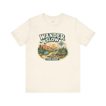 Slow Travel T-Shirt — Wander Slow, Find More
