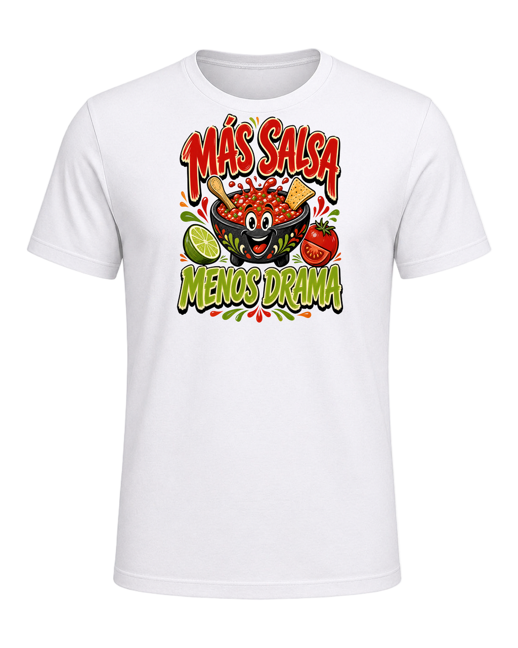 Más Salsa Menos Drama — White