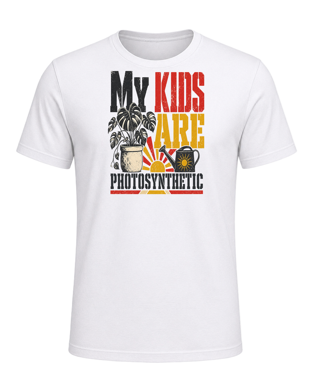 My kids are photosynthetic — White