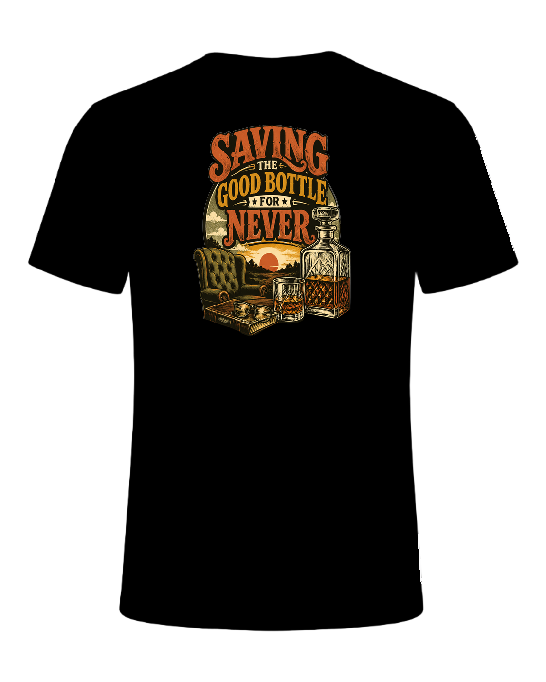 SAVING THE GOOD BOTTLE FOR NEVER — Black