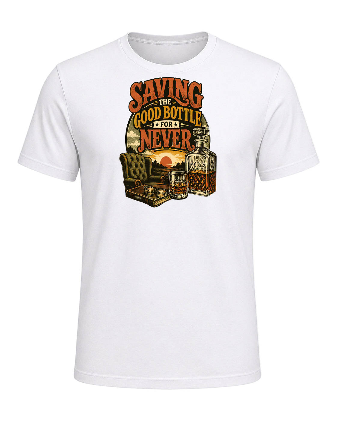 SAVING THE GOOD BOTTLE FOR NEVER — White