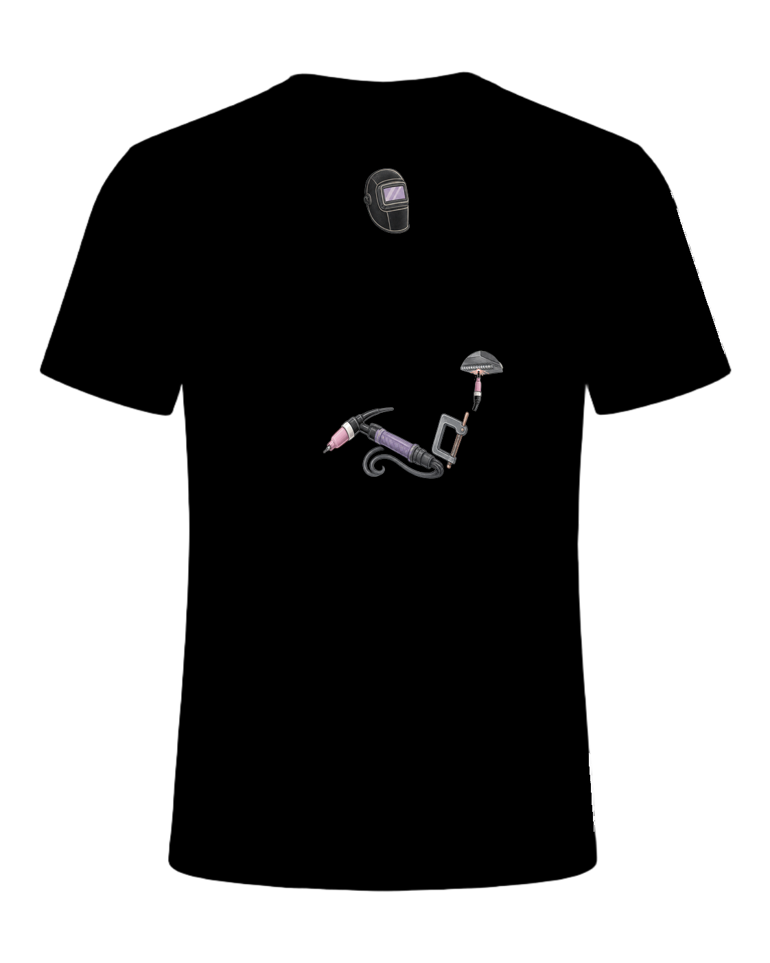 FLAT, HORIZONTAL, VERTICAL, OVERHEAD — Black