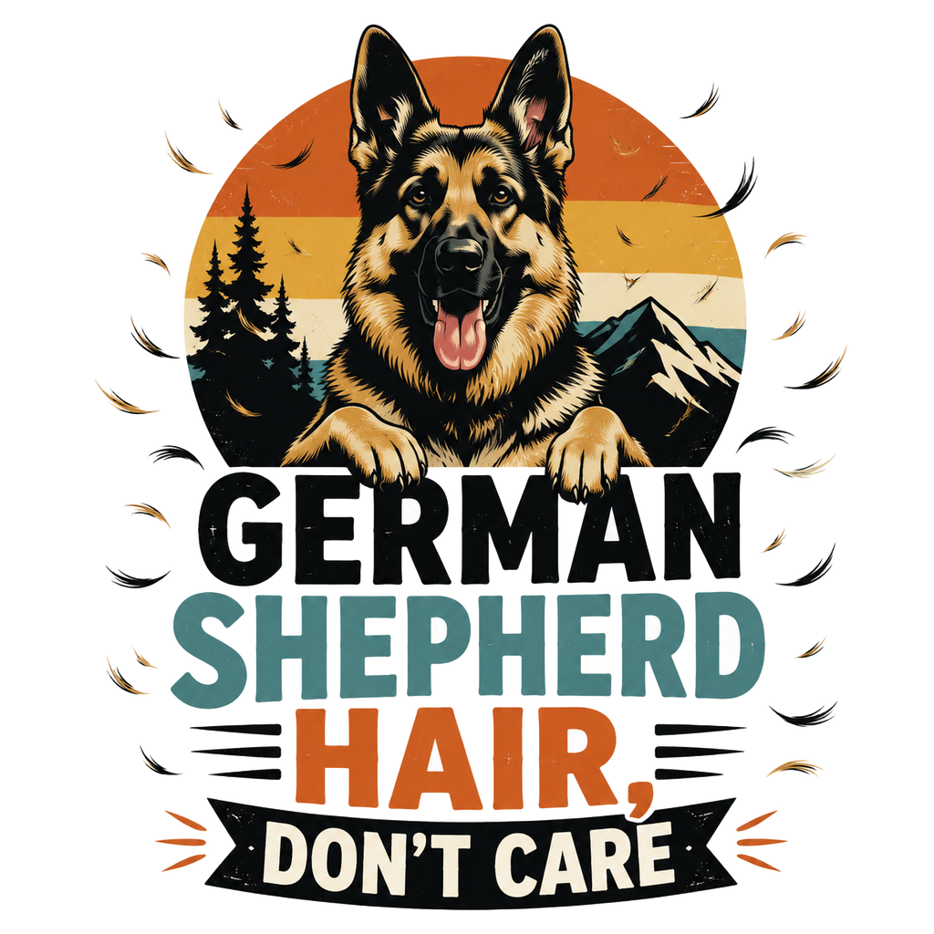 GERMAN SHEPHERD HAIR, DON'T CARE