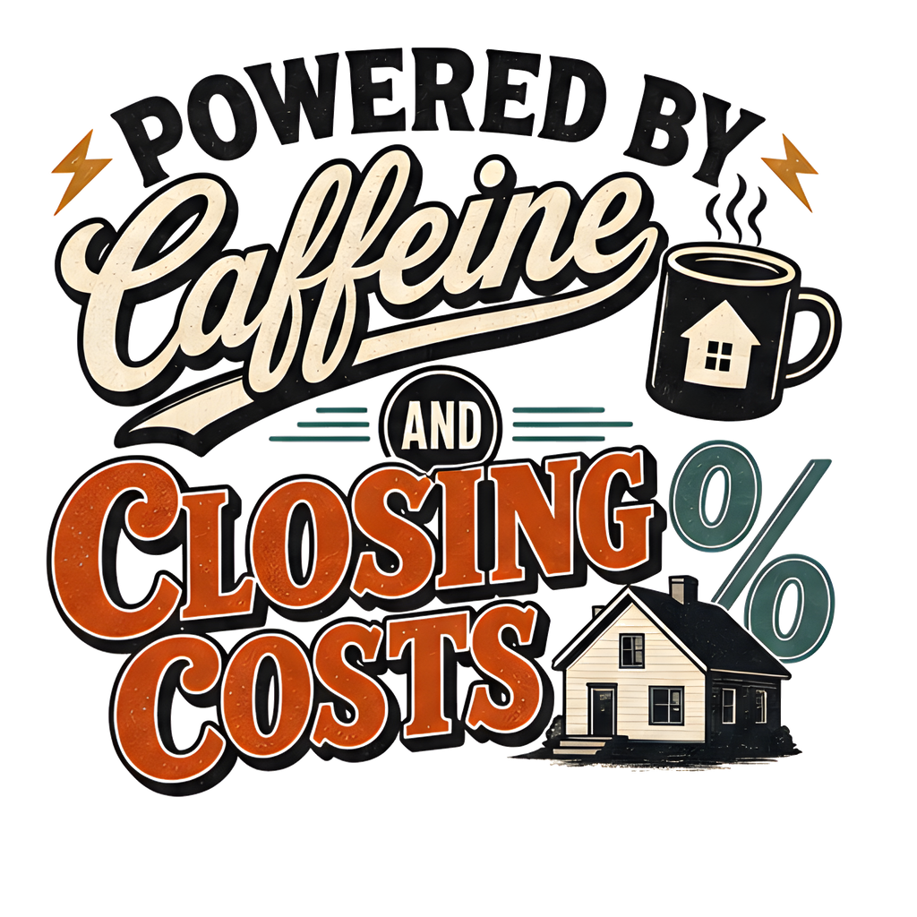 POWERED BY CAFFEINE AND CLOSING COSTS