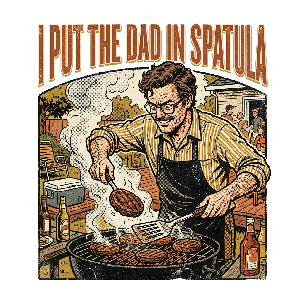 I PUT THE DAD IN SPATULA