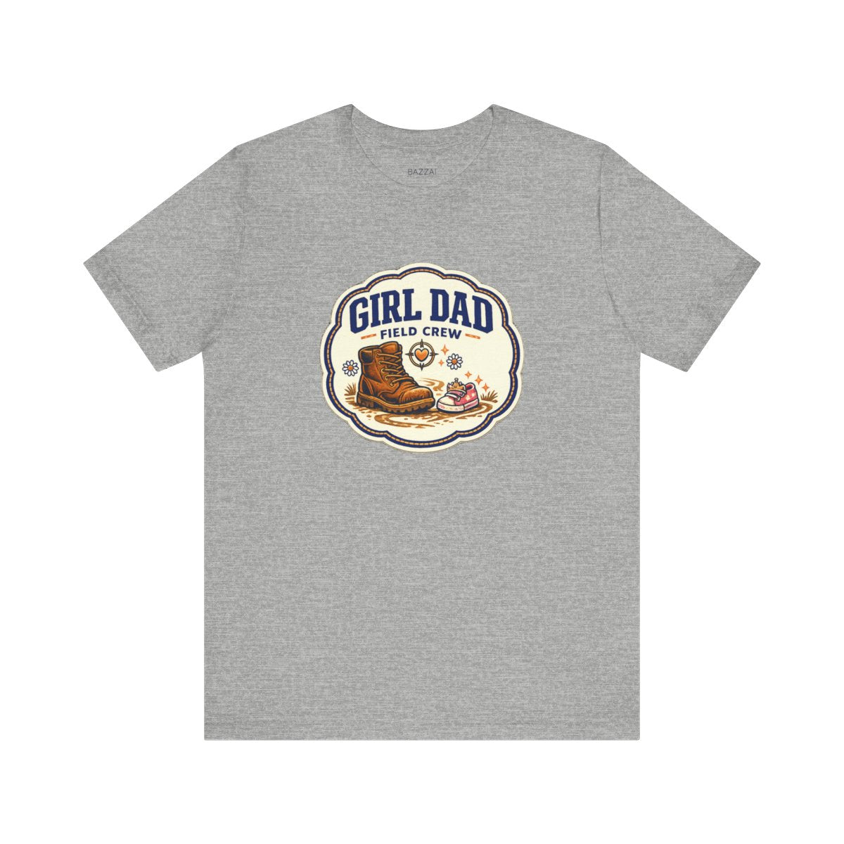 Girl Dad Gift T-Shirt — Girl Dad Field Crew — girl dad t-shirt design by Margaux