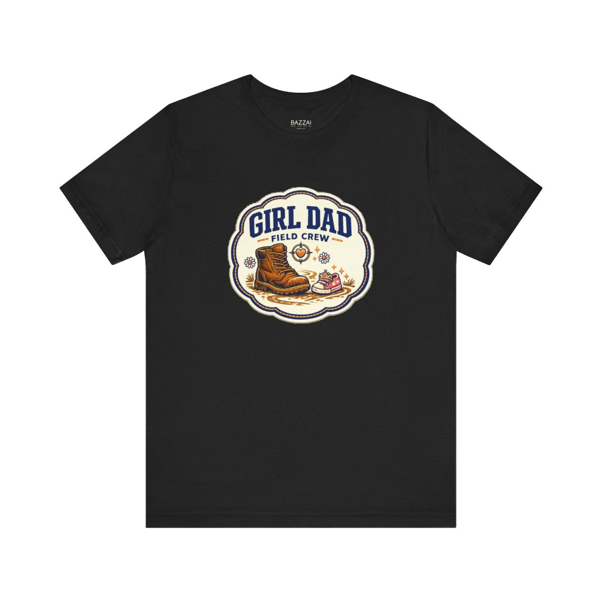Girl Dad Gift T-Shirt — Girl Dad Field Crew — girl dad t-shirt design by Margaux
