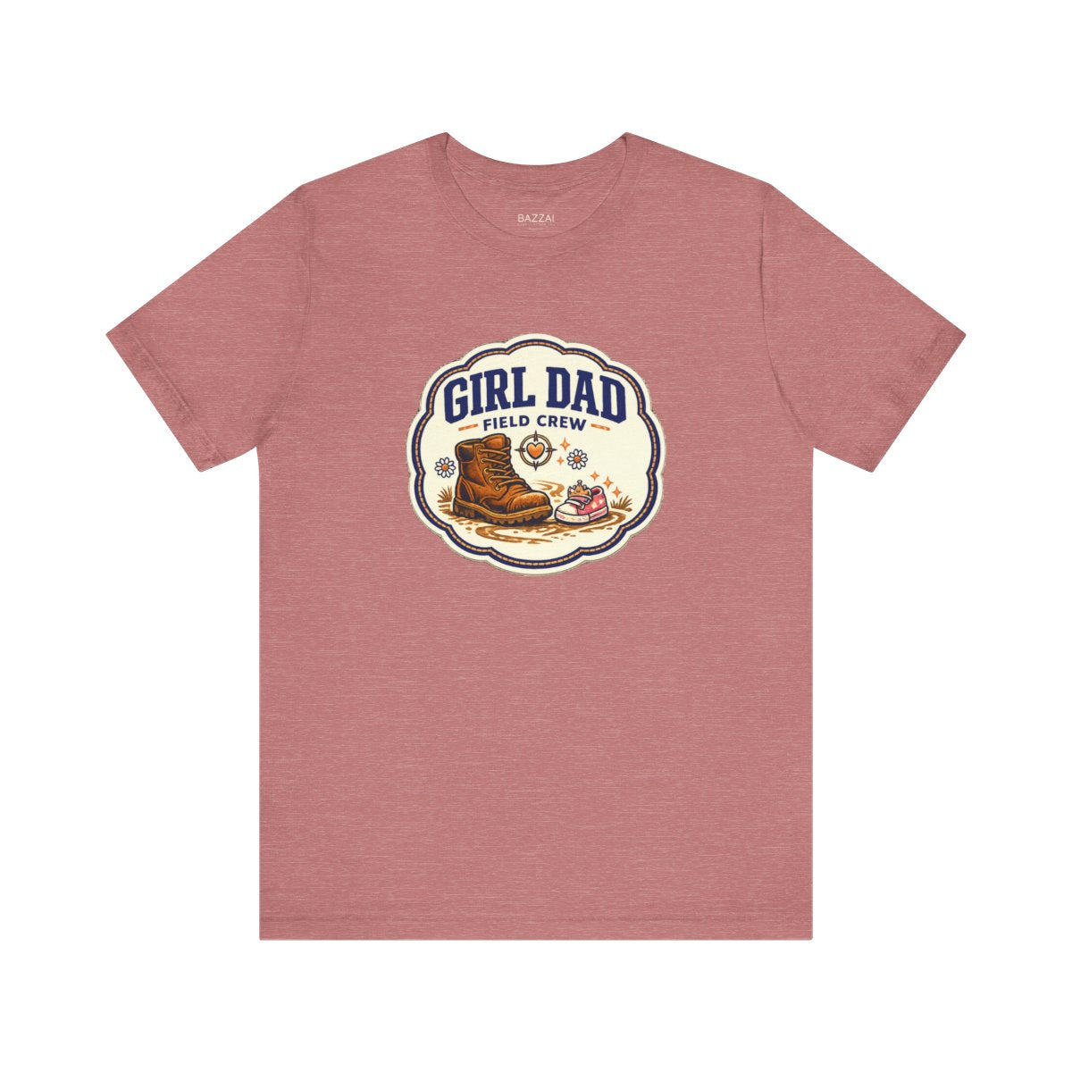 Girl Dad Gift T-Shirt — Girl Dad Field Crew — girl dad t-shirt design by Margaux