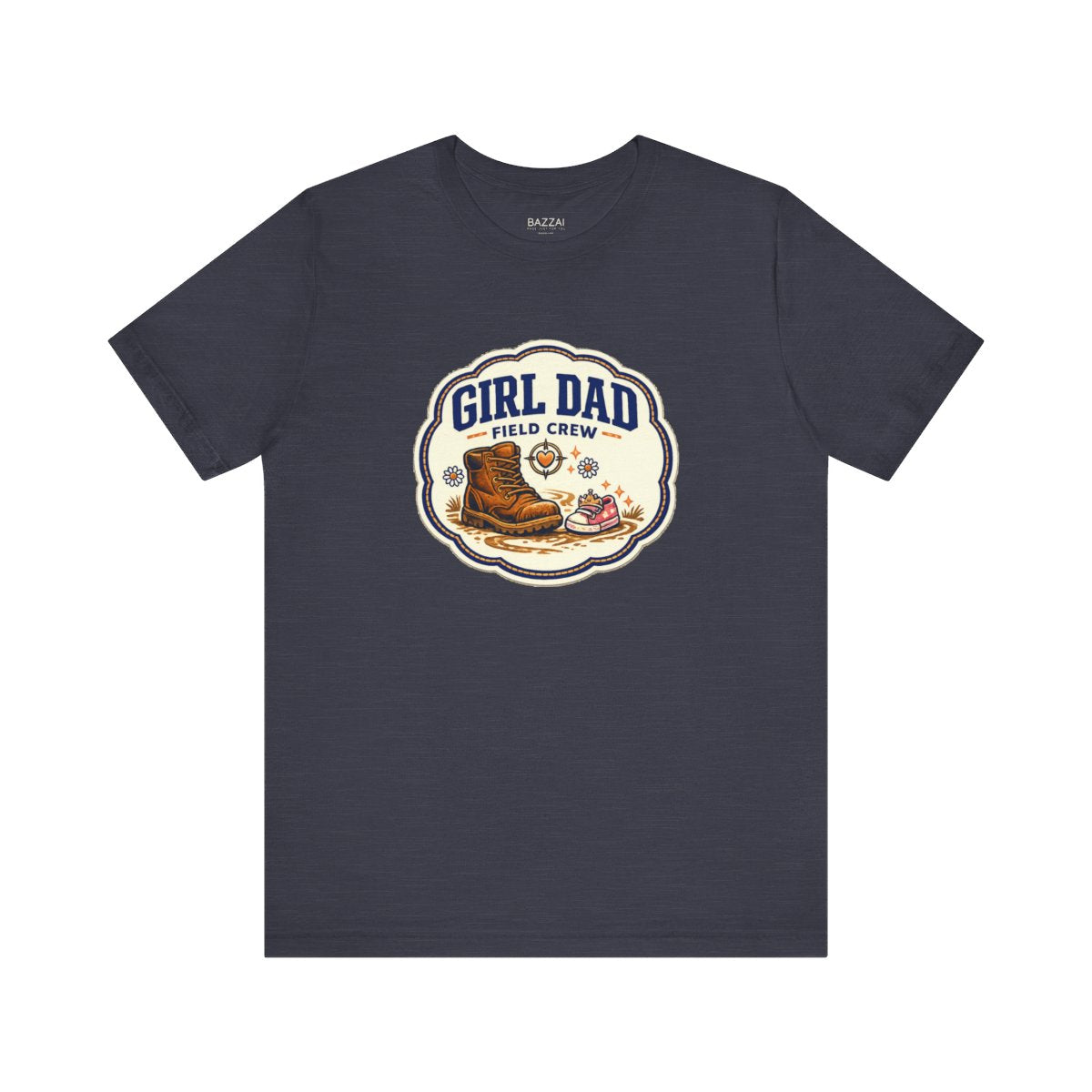 Girl Dad Gift T-Shirt — Girl Dad Field Crew — girl dad t-shirt design by Margaux