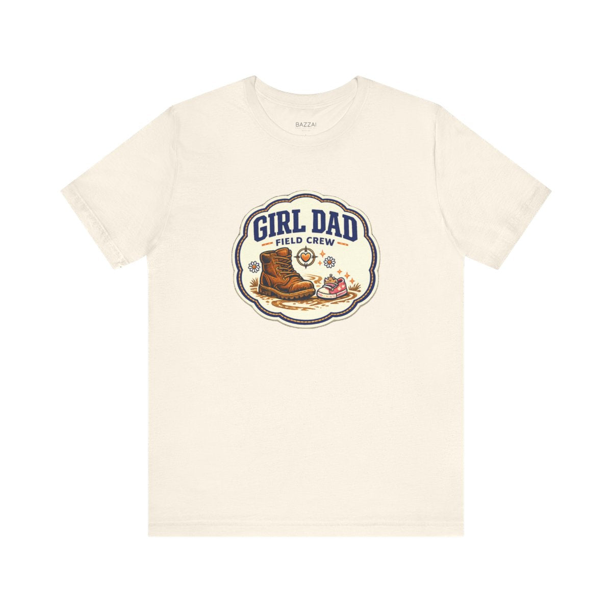 Girl Dad Gift T-Shirt — Girl Dad Field Crew — girl dad t-shirt design by Margaux