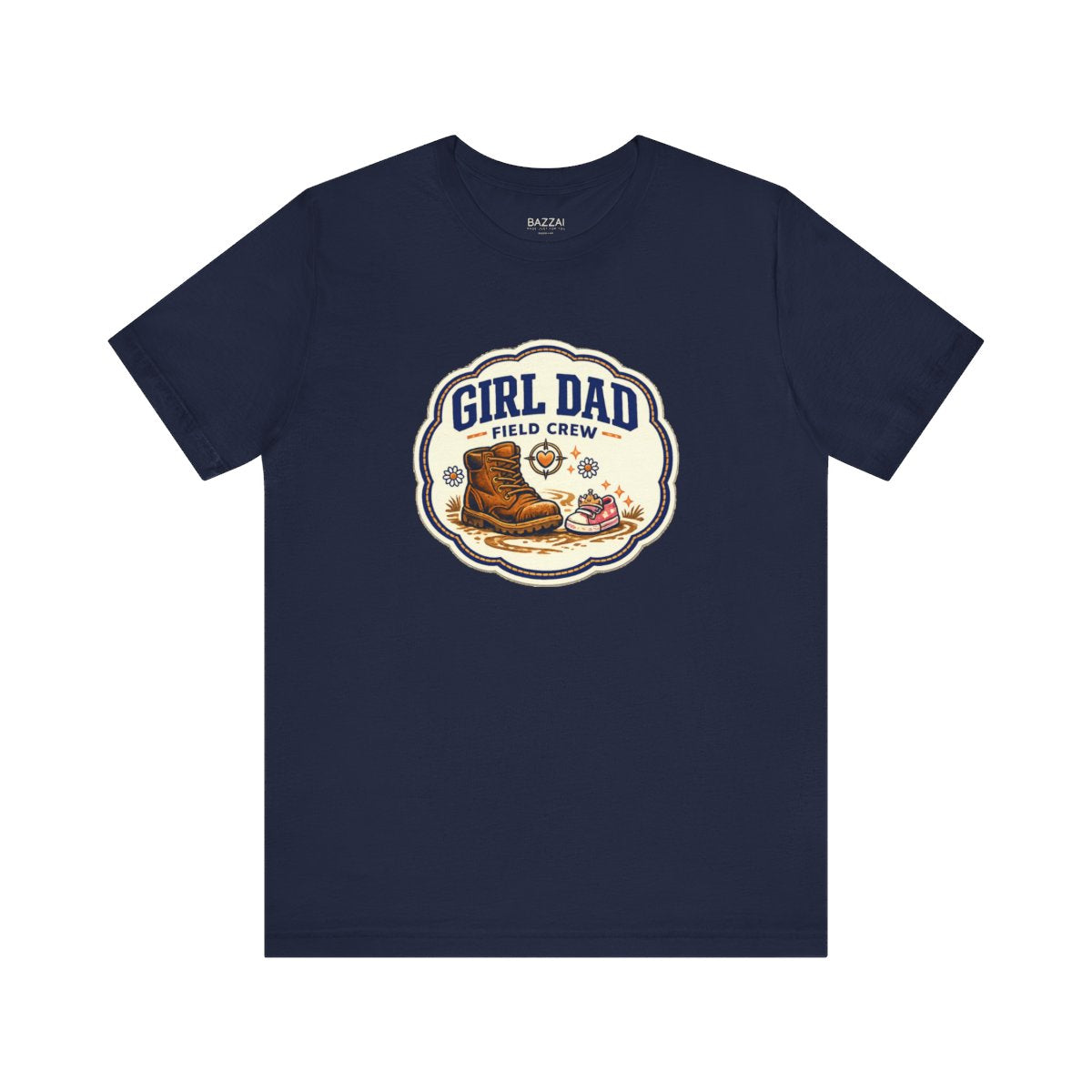 Girl Dad Gift T-Shirt — Girl Dad Field Crew — girl dad t-shirt design by Margaux