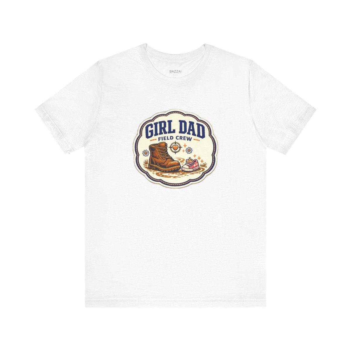 Girl Dad Gift T-Shirt — Girl Dad Field Crew — girl dad t-shirt design by Margaux
