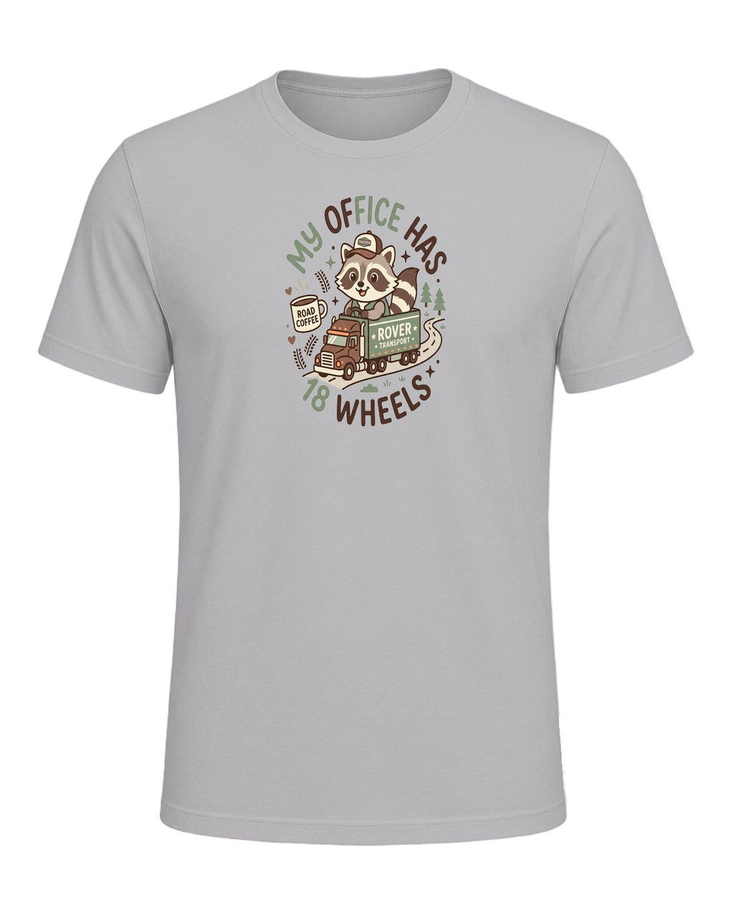 My office has 18 wheels — Athletic Heather