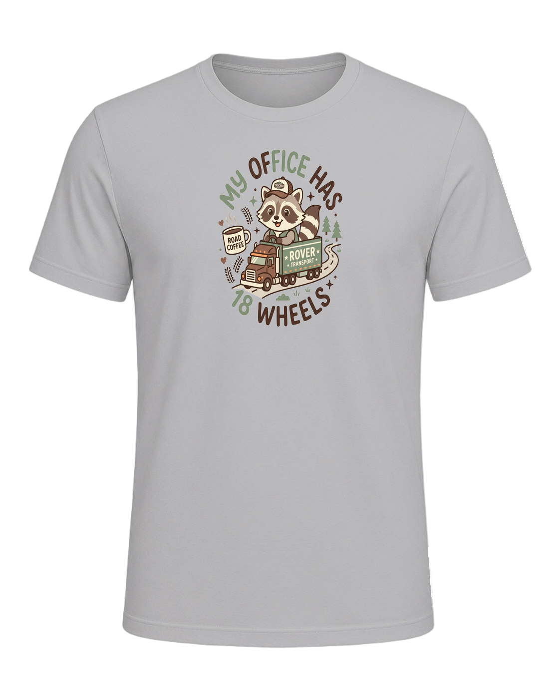 My office has 18 wheels — Athletic Heather