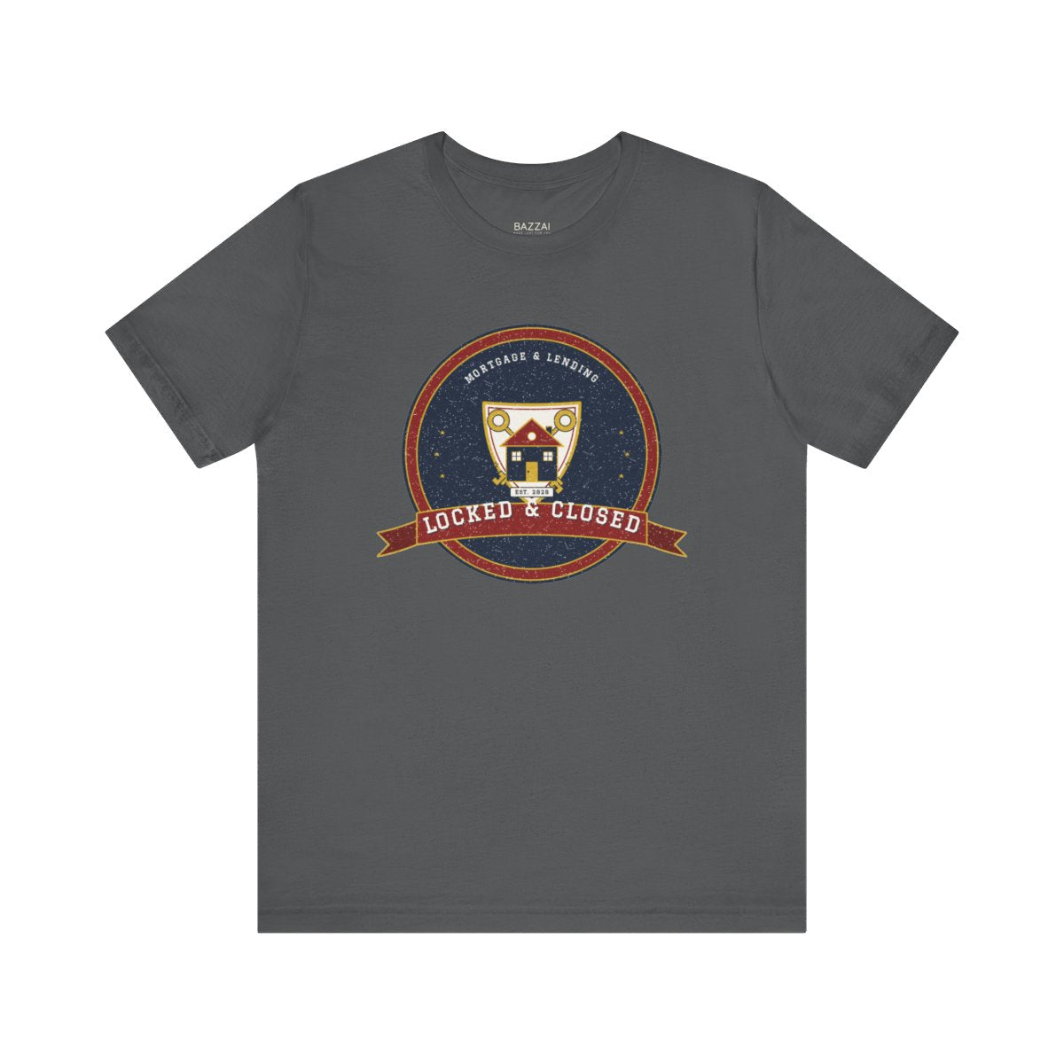 Loan Officer T-Shirt — Locked &amp; Closed — mortgage t-shirt design