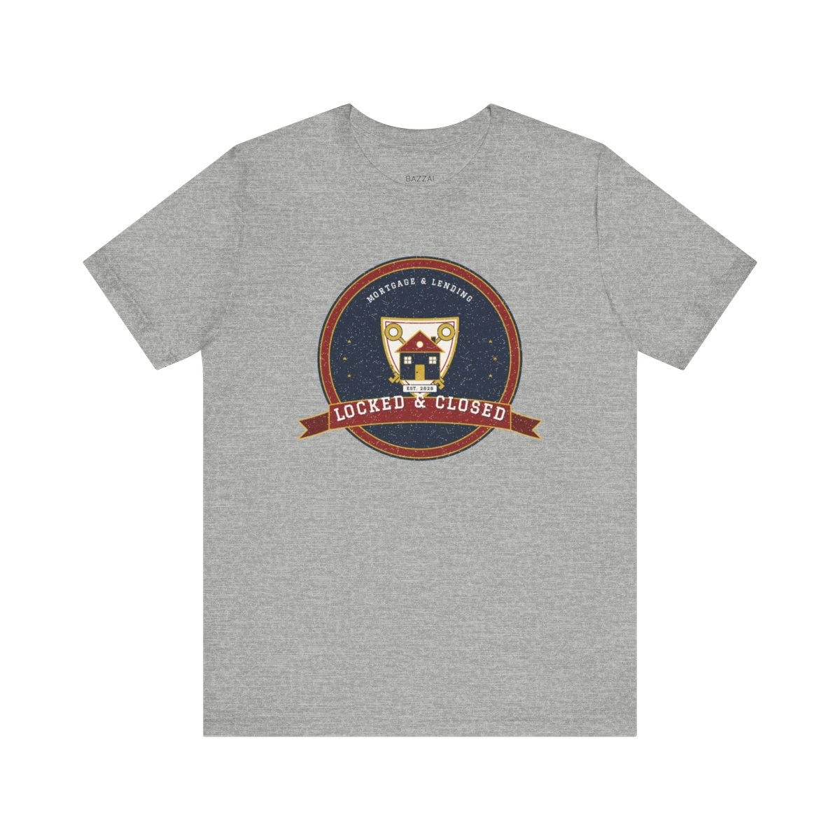 Loan Officer T-Shirt — Locked &amp; Closed — mortgage t-shirt design