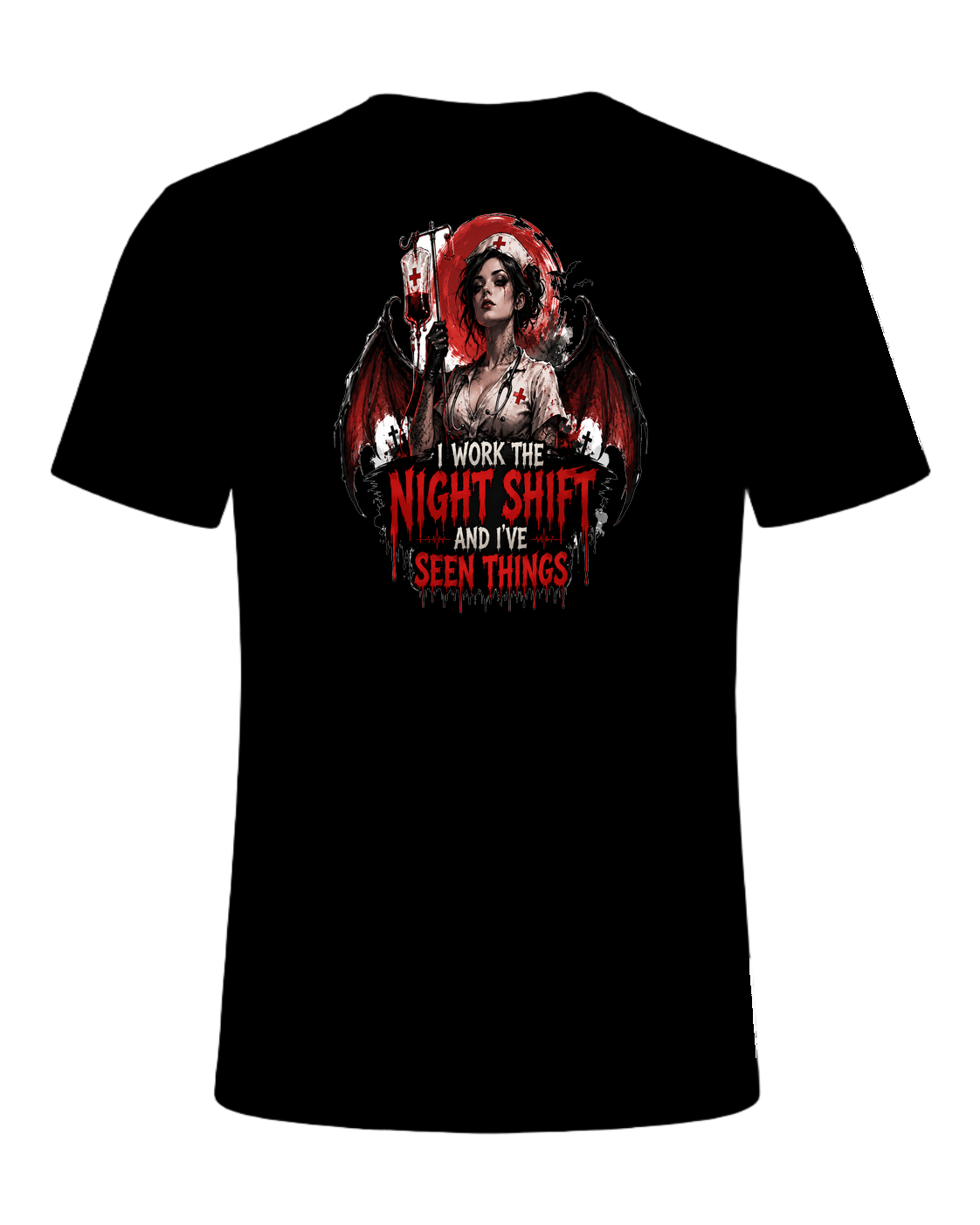 Nurse Night Shift Spooky — Black