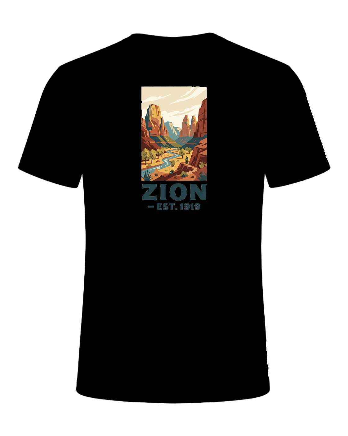 National Park Specific (WPA Style) — Black