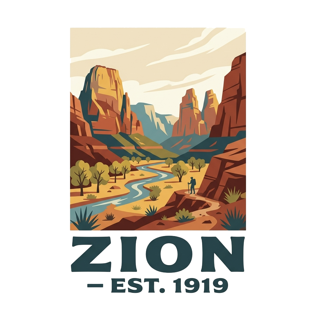 National Park Specific (WPA Style)