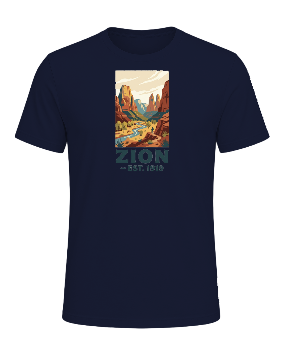 National Park Specific (WPA Style) — Navy