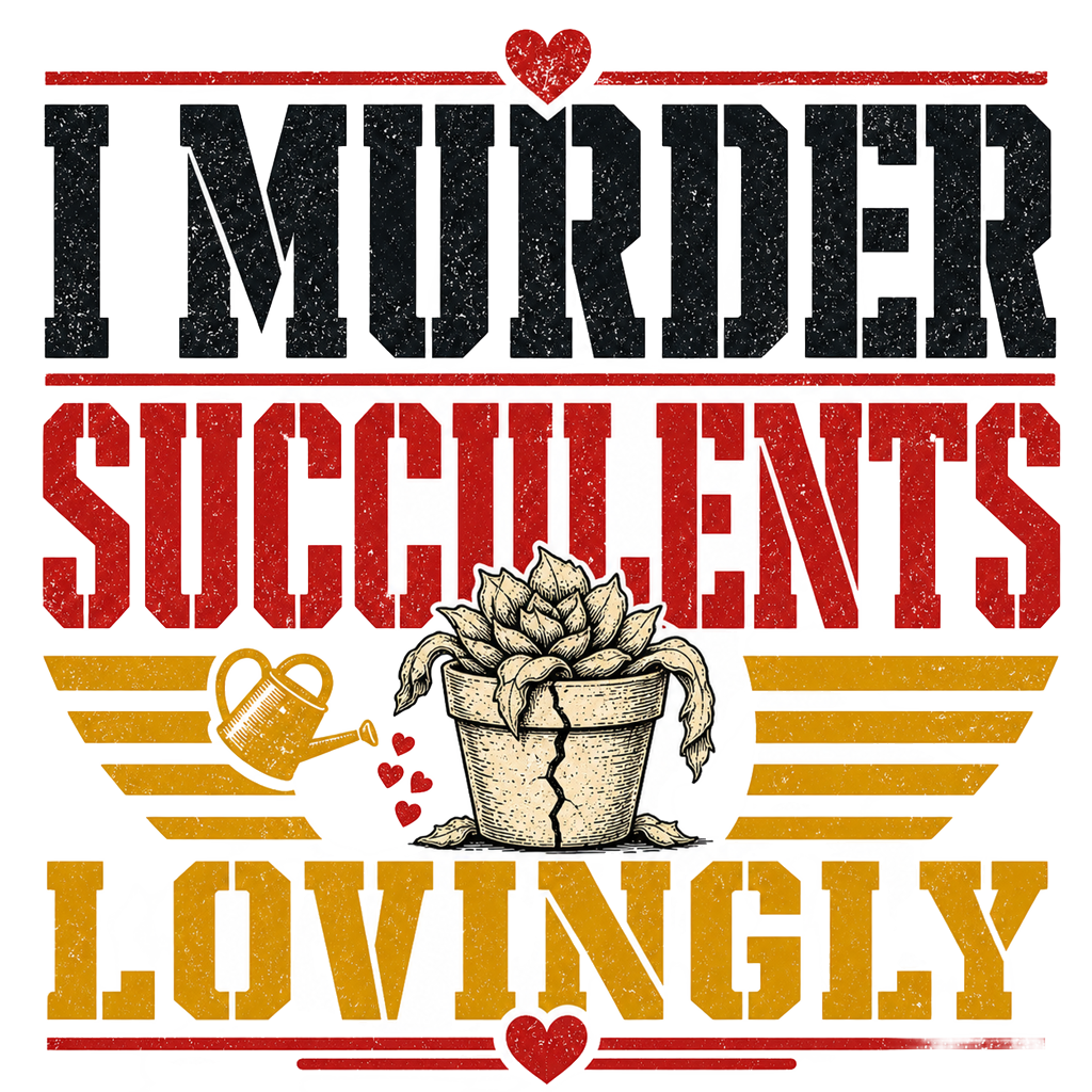 I MURDER SUCCULENTS LOVINGLY