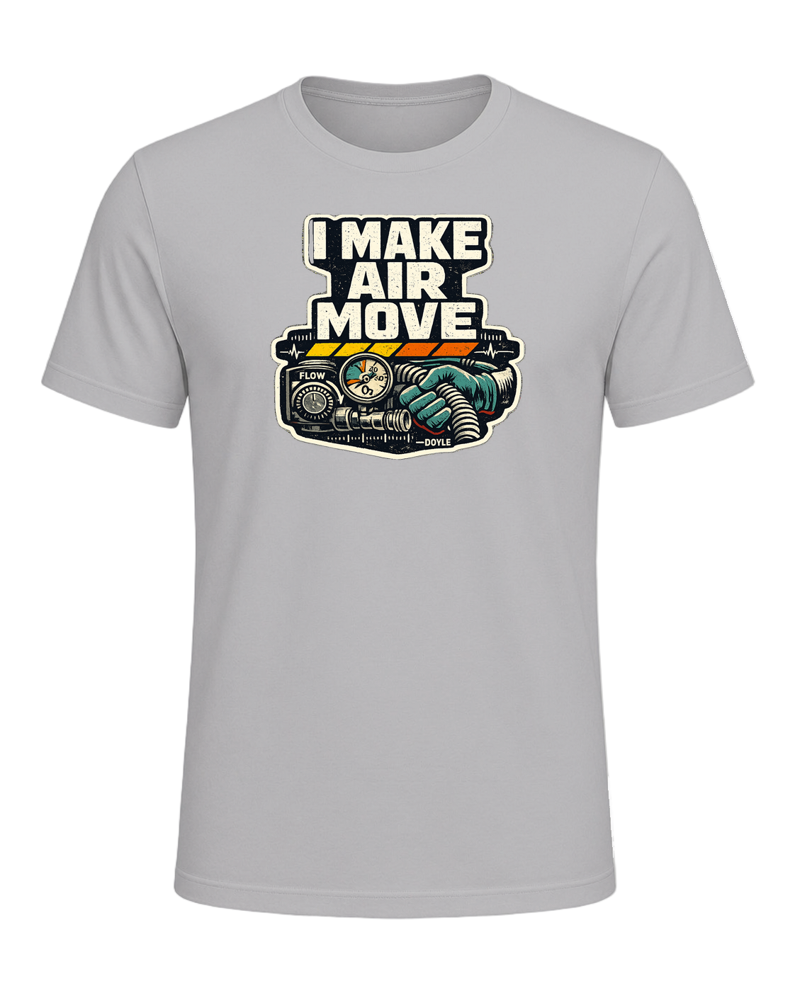 I Make Air Move Tee — Athletic Heather