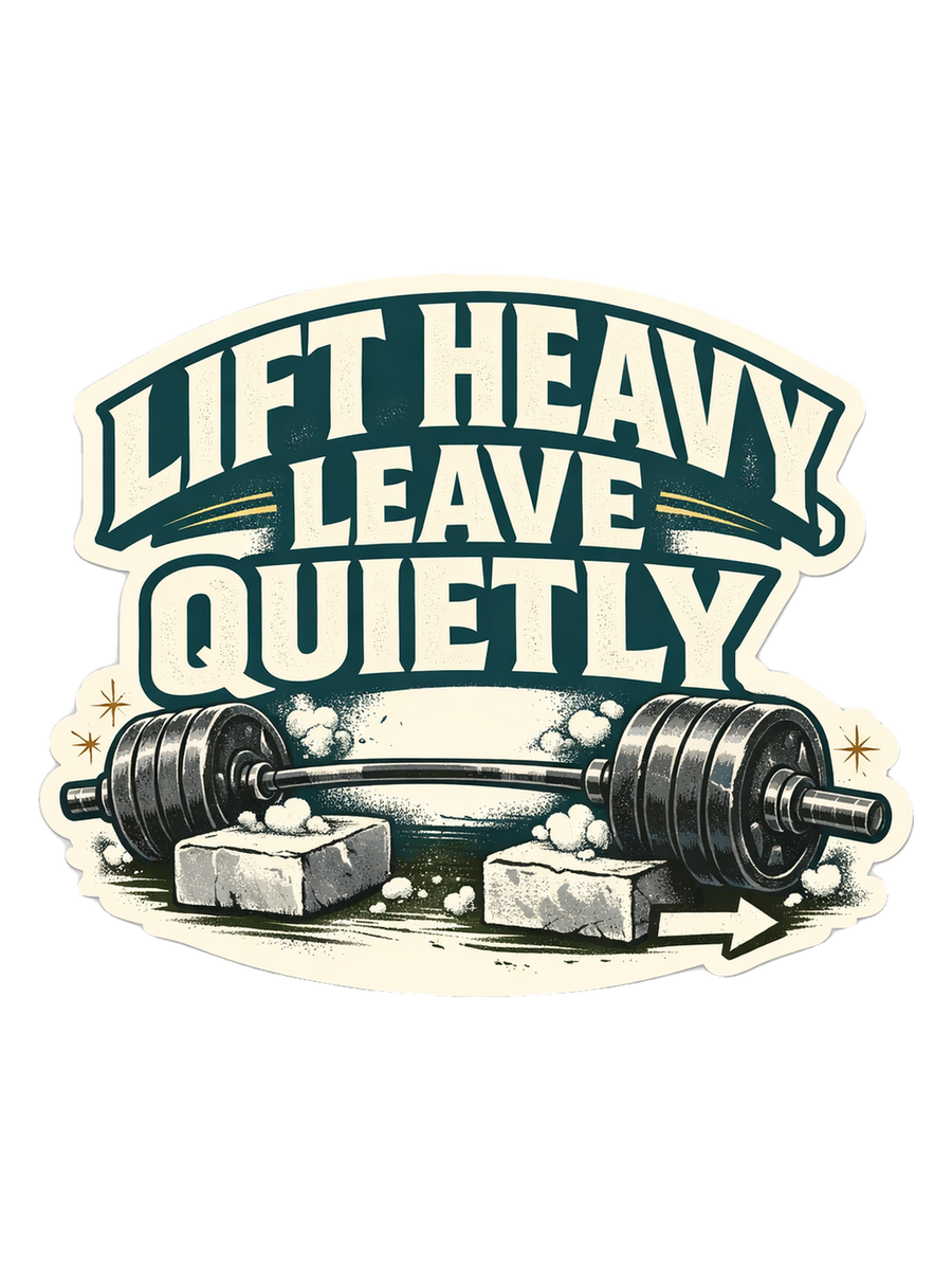 Powerlifting T-Shirt — Lift Heavy, Leave Quietly