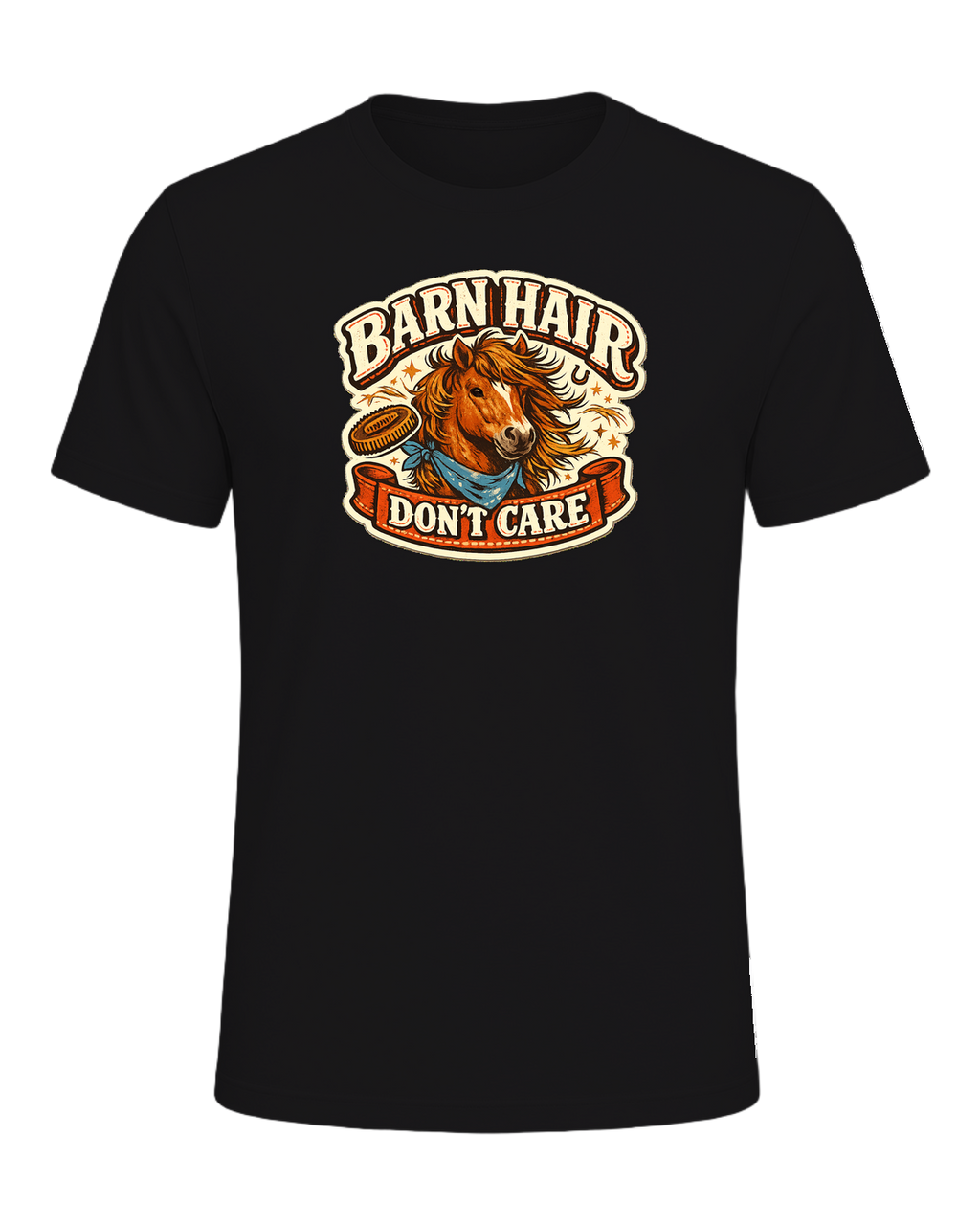 Barn Hair Don't Care Tee — Dark Grey Heather