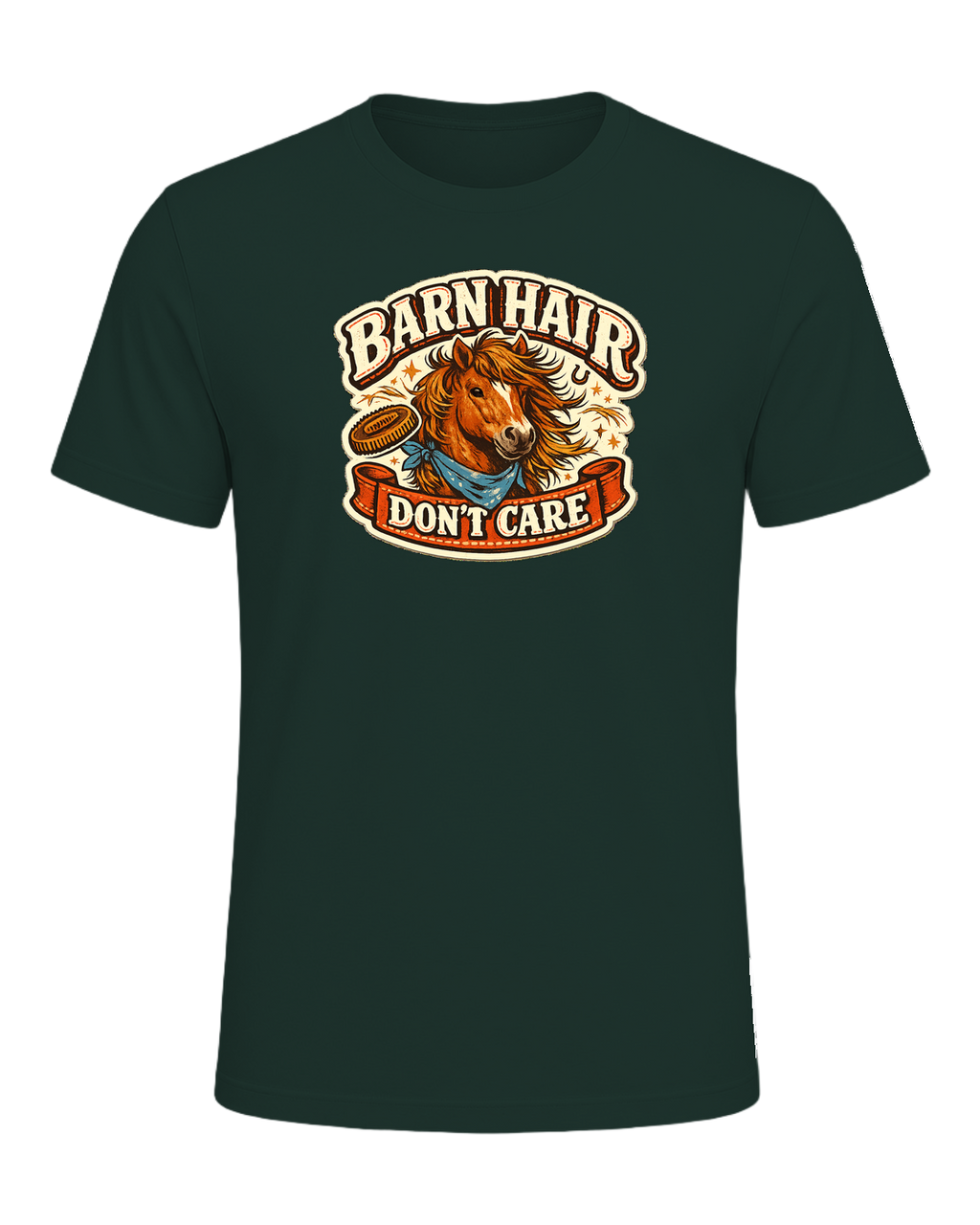 Barn Hair Don't Care Tee — Forest