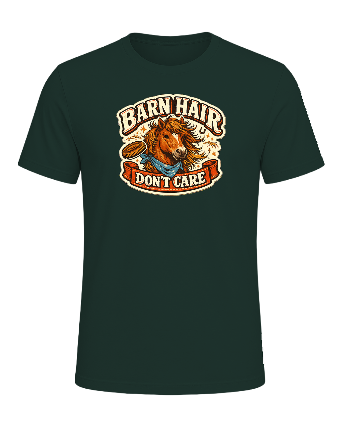 Barn Hair Don't Care Tee — Forest