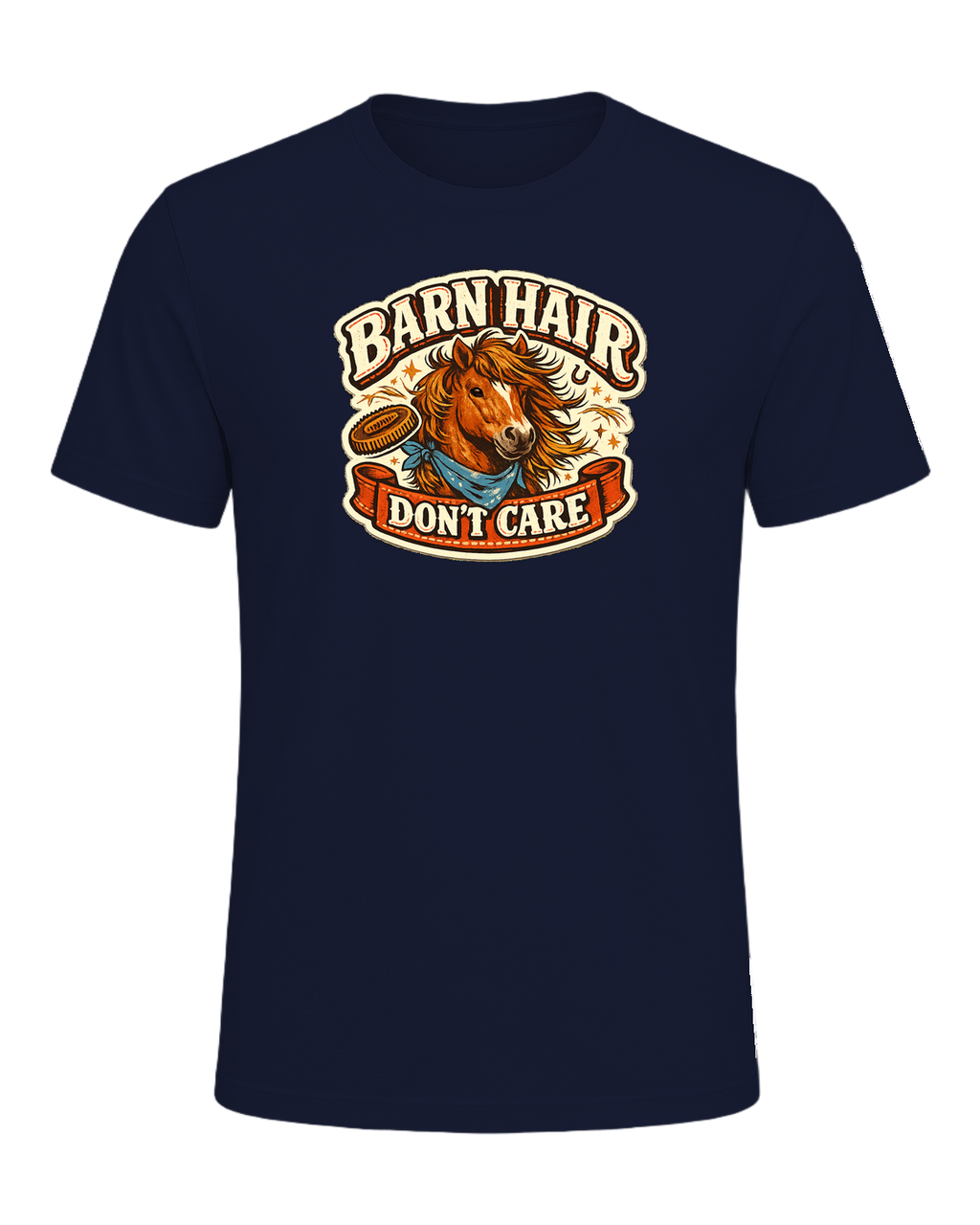 Barn Hair Don't Care Tee — Navy