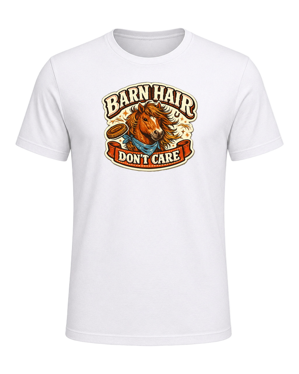 Barn Hair Don't Care Tee — White