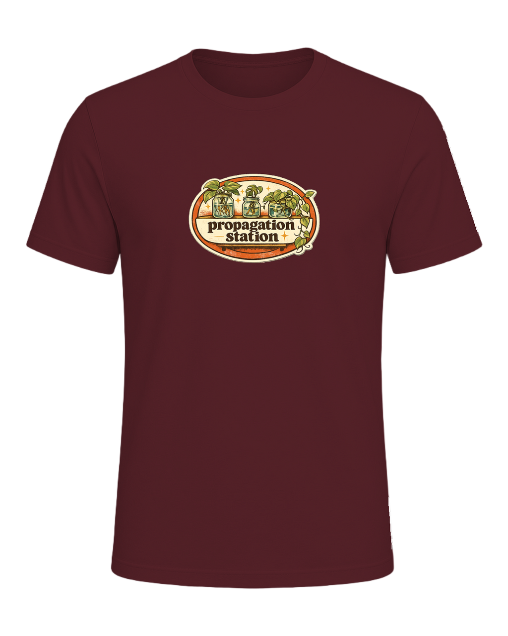 Propagation Station Tee — Maroon