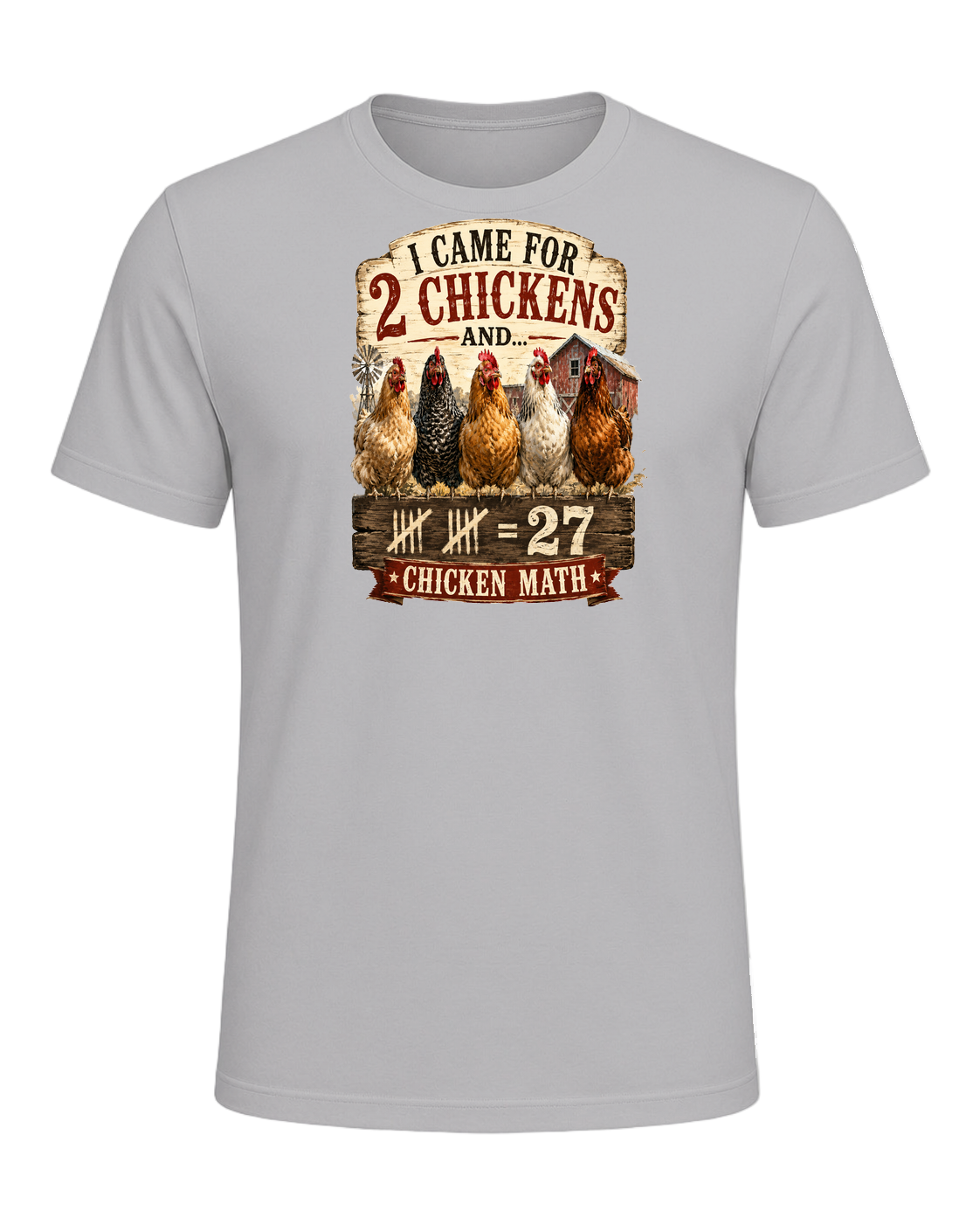 Chicken Math (Backyard Farmer) — Athletic Heather