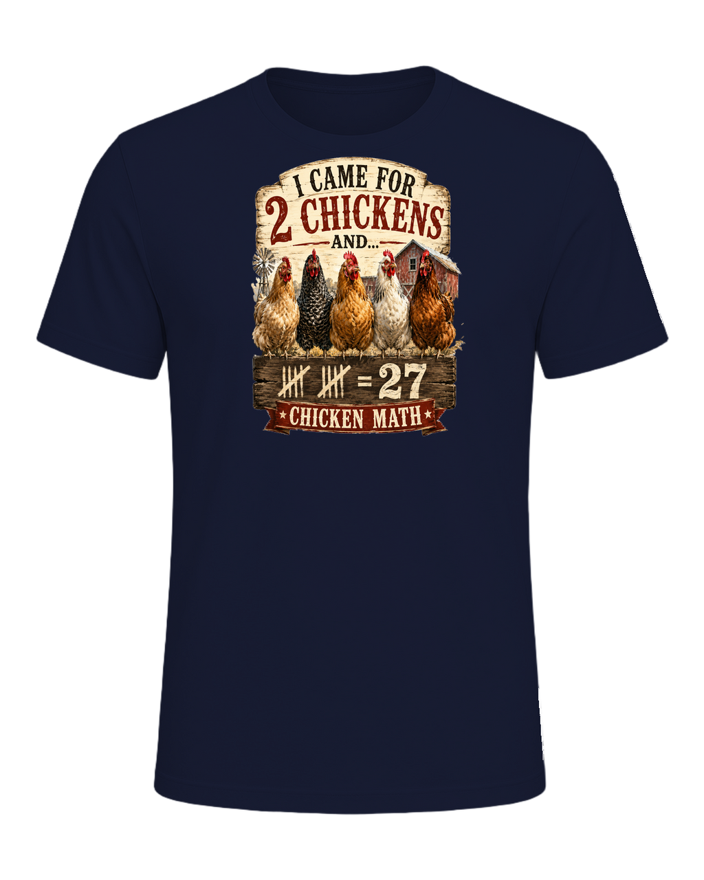 Chicken Math (Backyard Farmer) — Navy