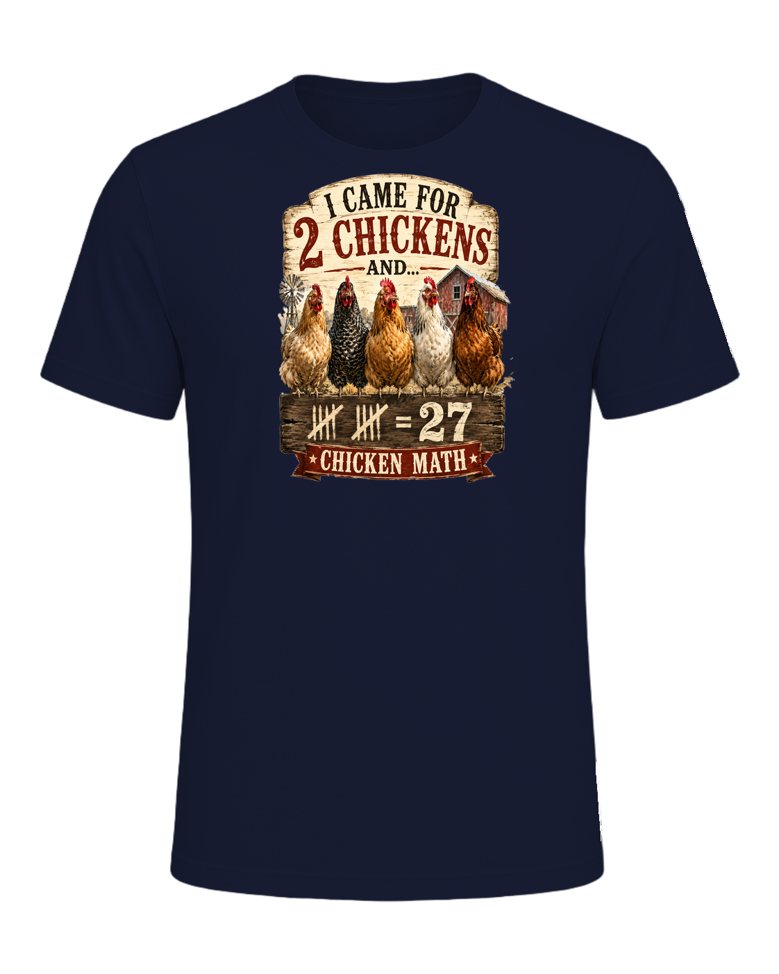 Chicken Math (Backyard Farmer) — Navy