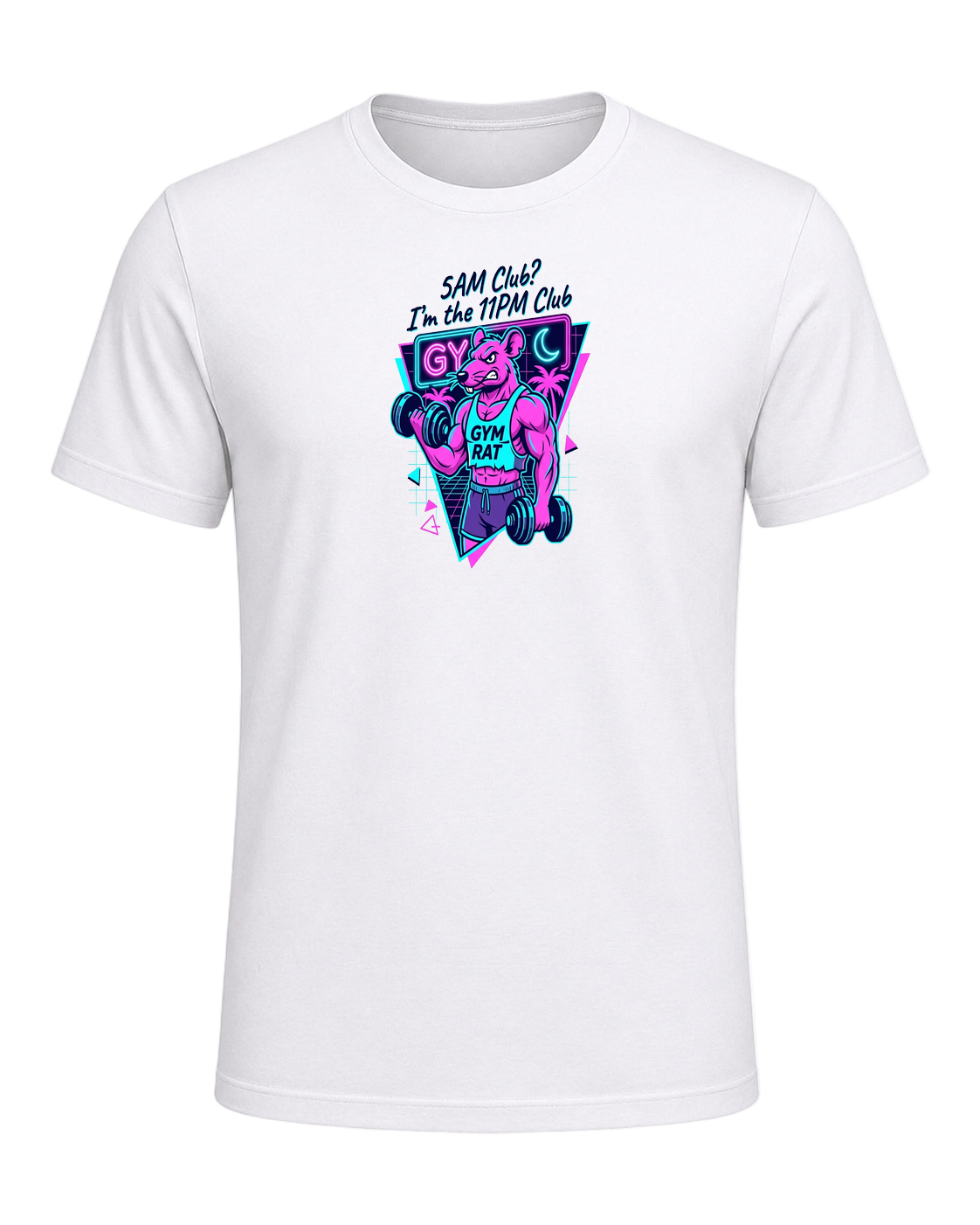 Gym Rat Night Owl — White